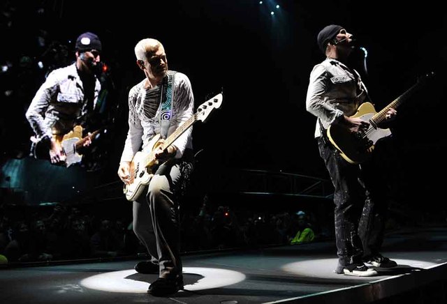 U2's Adam Clayton and The Edge