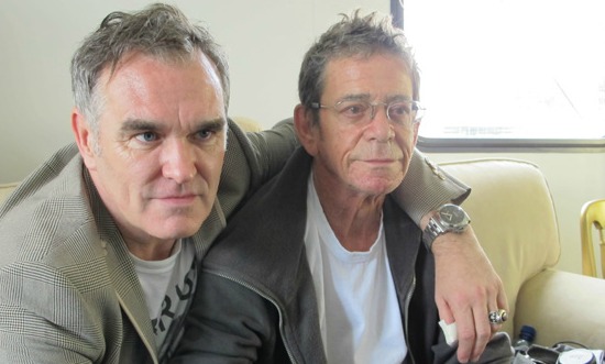 Morrissey and Lou Reed