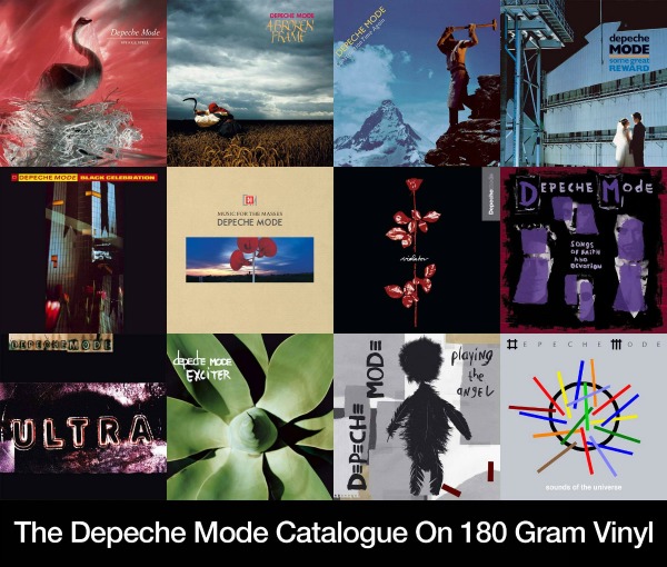 Depeche Mode begin reissuing full catalog on 180-gram vinyl — first 4  titles out this week - Slicing Up Eyeballs