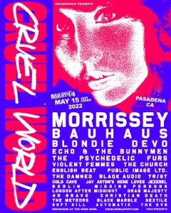Cruel World festival — featuring Morrissey, Bauhaus, Blondie, Devo ...